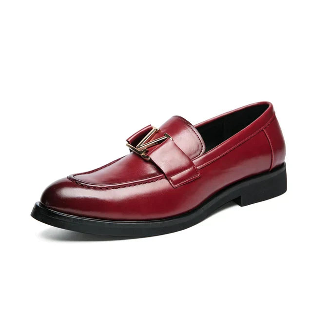 StilMann Leather Loafers For Men Elegant Office Dress Shoes With Premium All Day Comfort