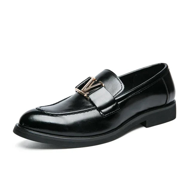 StilMann Leather Loafers For Men Elegant Office Dress Shoes With Premium All Day Comfort