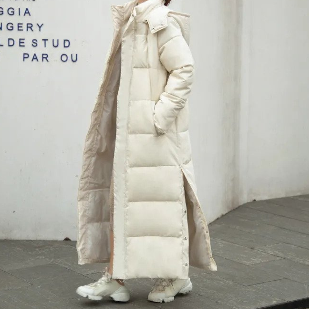 Street Wave Fiona Premium Long Quilted Winter Coat Women