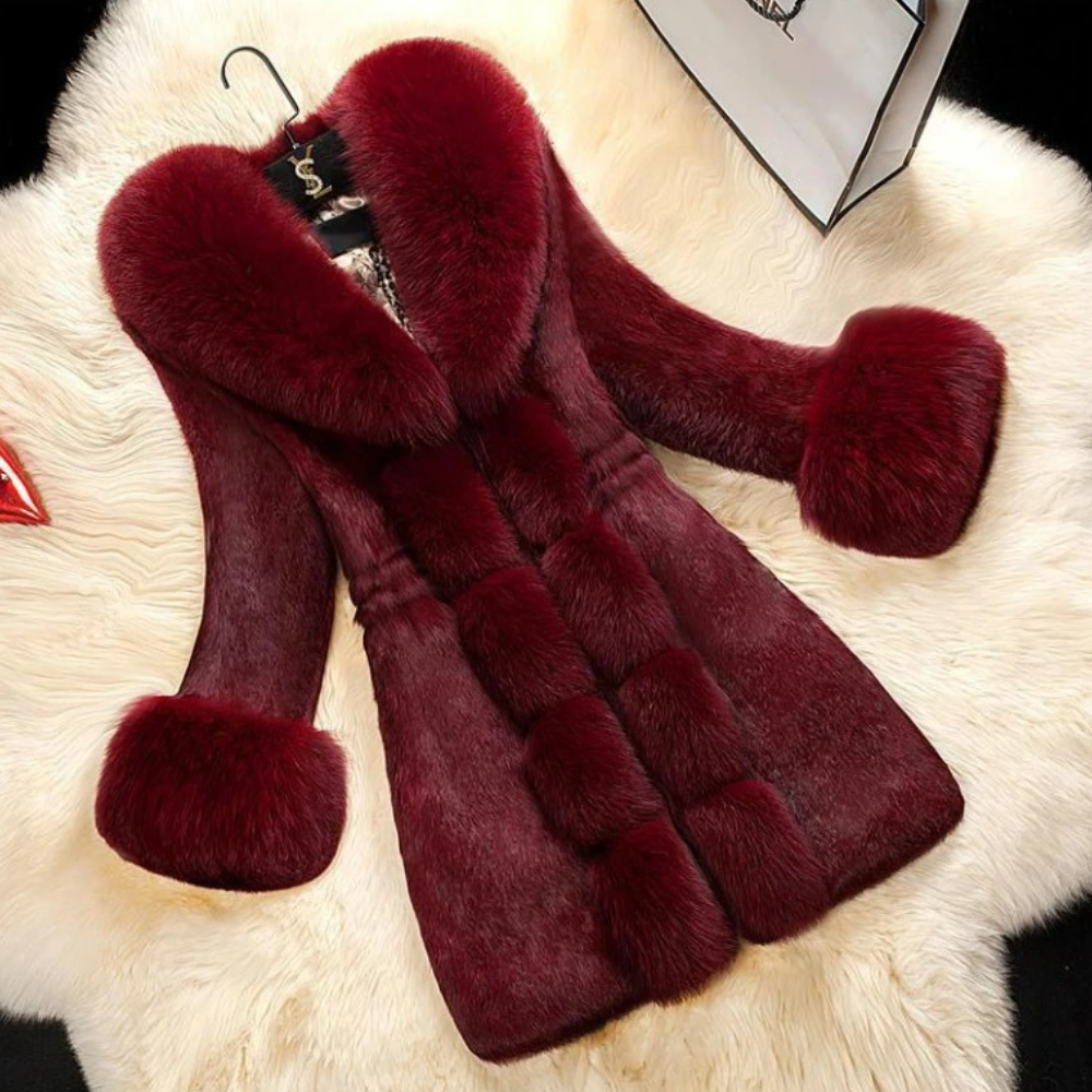 Street Wave Faux Fur Coat For Women Luxuriously Soft Warm Winter Style With Timeless Plush Look