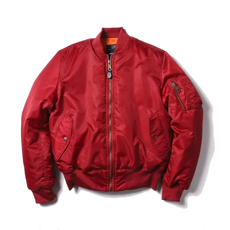 Street Wave Avelena Bomber Jacket for Women Elegant Warmth With Soft Inner Fleece Zip Closure