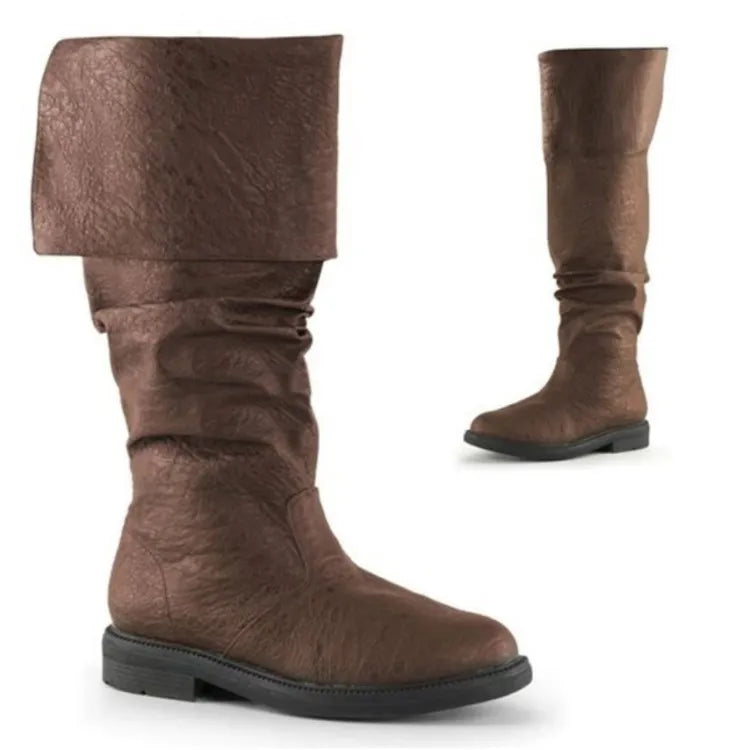 Street Wave Mens Knee High Boots Premium Quality Stylish Comfort For Men Urban Fashion