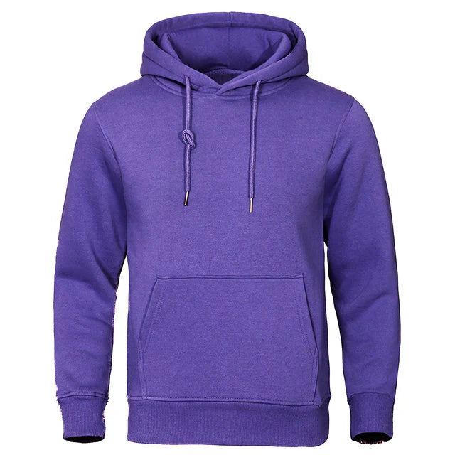 Street Wave Mens Cozy Drawstring Hoodie Front Pocket