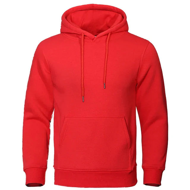 Street Wave Mens Cozy Drawstring Hoodie Front Pocket