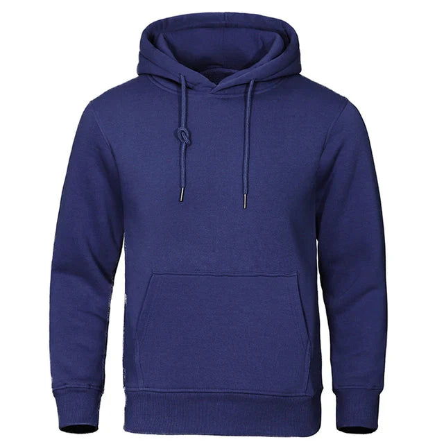 Street Wave Mens Cozy Drawstring Hoodie Front Pocket