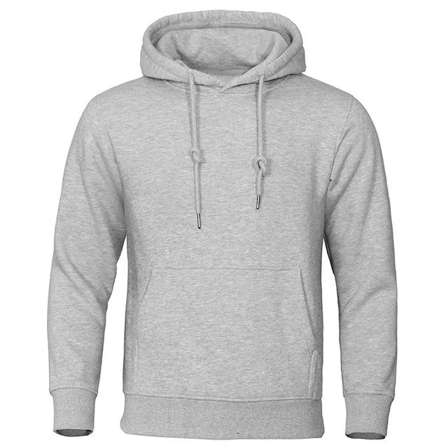Street Wave Mens Cozy Drawstring Hoodie Front Pocket