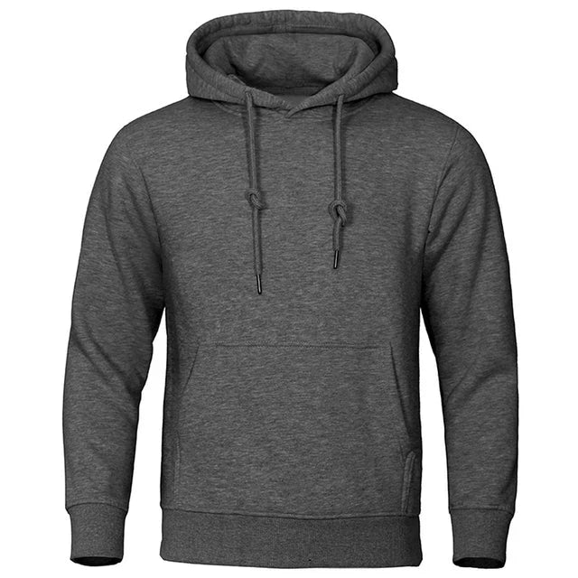 Street Wave Mens Cozy Drawstring Hoodie Front Pocket