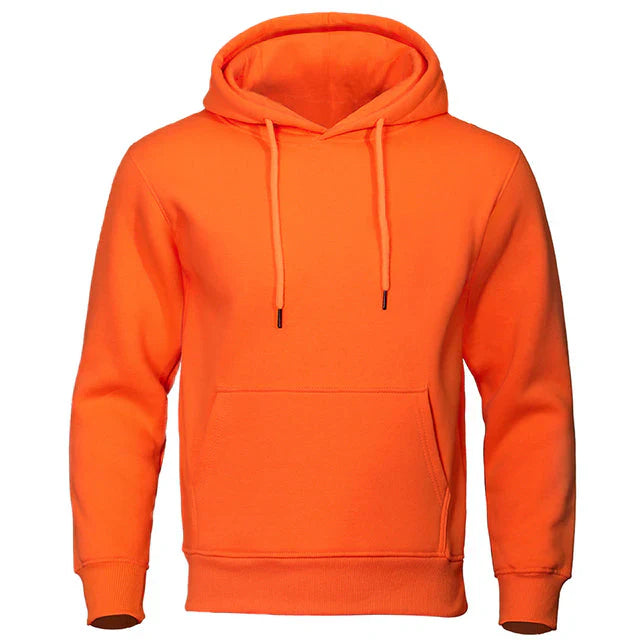 Street Wave Mens Cozy Drawstring Hoodie Front Pocket