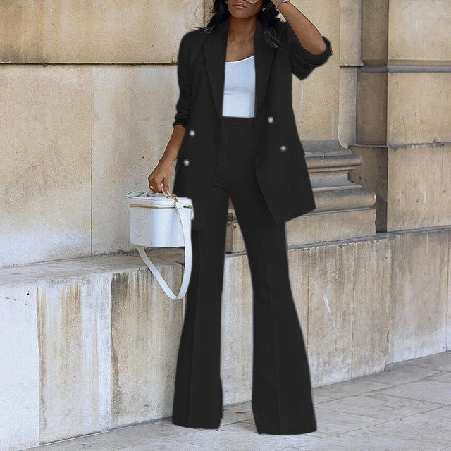 Street Wave White Blazer Set For Women With Pants Tailored Office Suit For Professional Style And Confidence