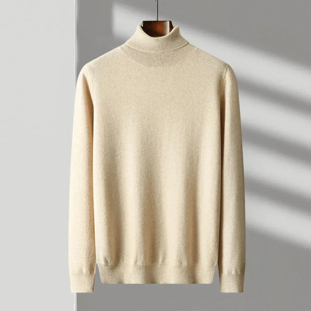 Merino Wool Turtleneck Sweater Waylynn Unisex Premium Warmth