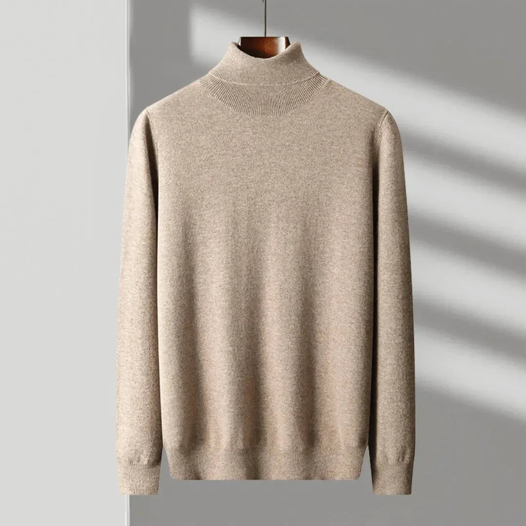 Merino Wool Turtleneck Sweater Waylynn Unisex Premium Warmth