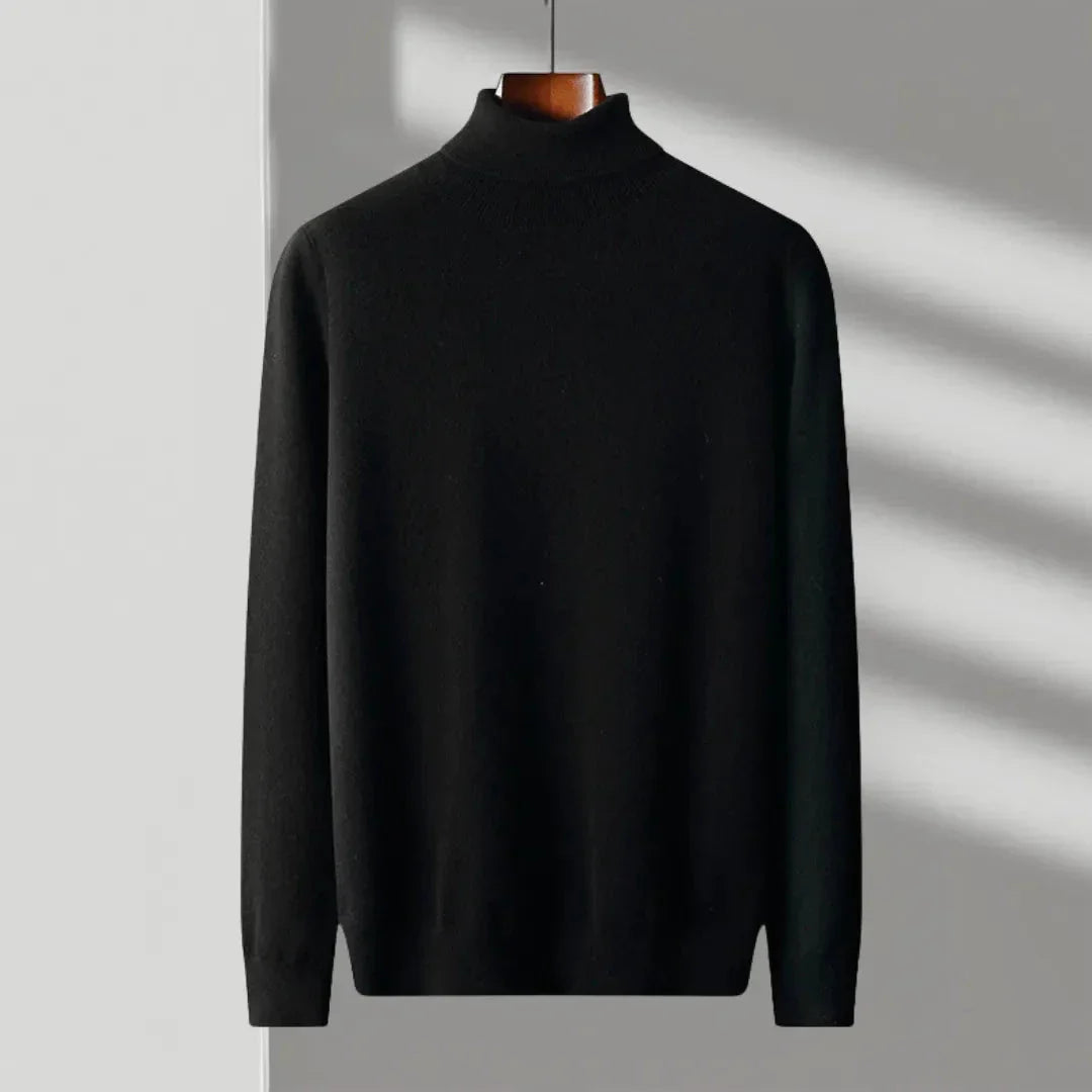 Merino Wool Turtleneck Sweater Waylynn Unisex Premium Warmth