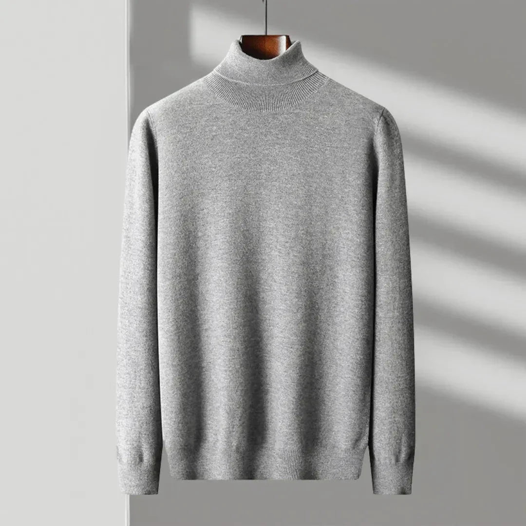 Merino Wool Turtleneck Sweater Waylynn Unisex Premium Warmth