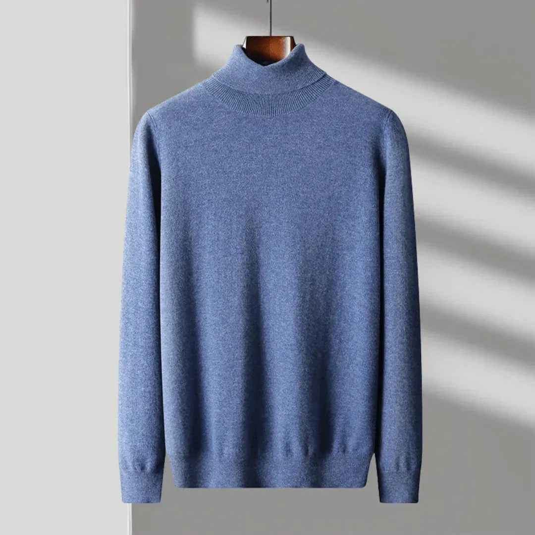 Merino Wool Turtleneck Sweater Waylynn Unisex Premium Warmth