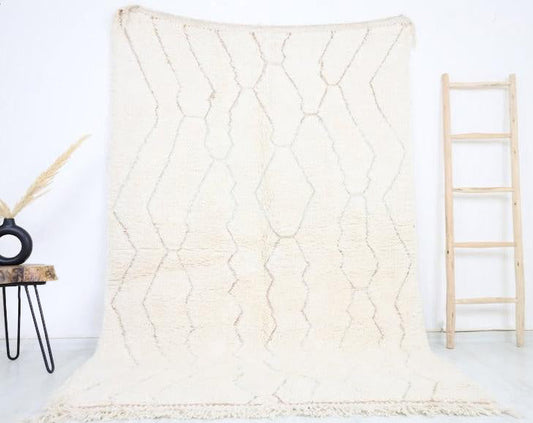 Meryam Beni Ourain Rug 5'4" x 8'0" - Street-Wave
