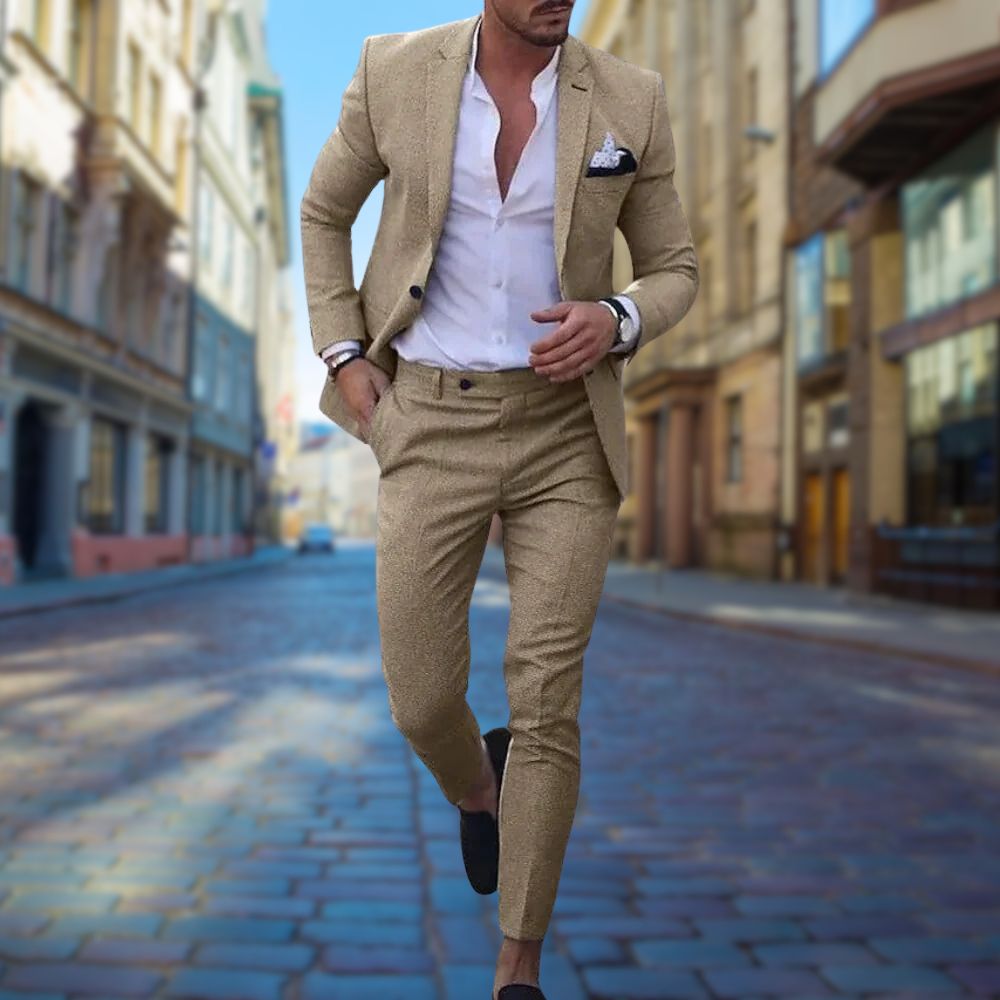 Street Wave Jack Navy Slim Fit Suit For Men Modern Tailored Look