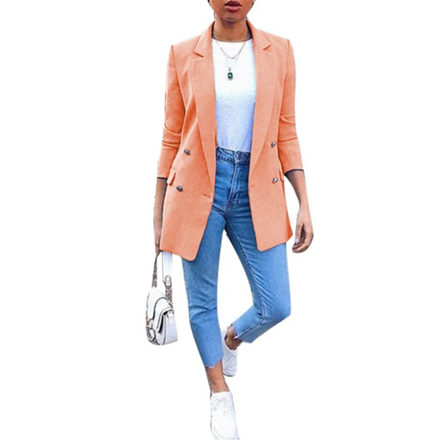 Street-Wave Ava Blazer Neon Yellow Mid-Length for Women All-Day Comfort and Style