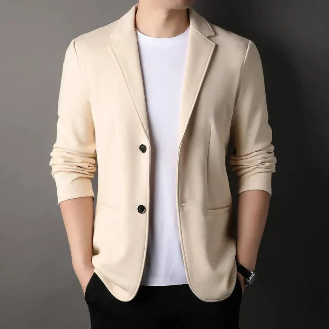 Miles Casual Blazer By Waylynn Breathable Knit Slim Fit Unisex