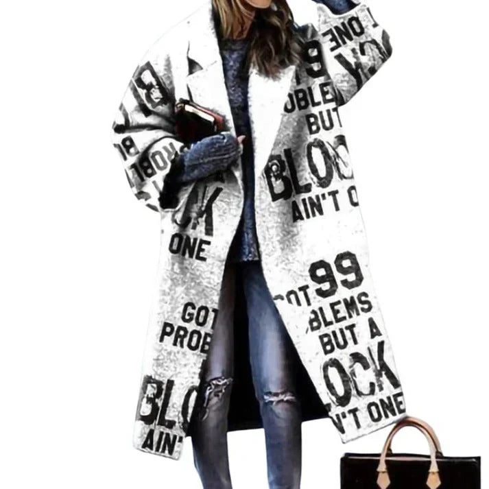 Street Wave Long Wool Coat With Vibrant Plaid Warmth For Women Premium Cozy Outerwear