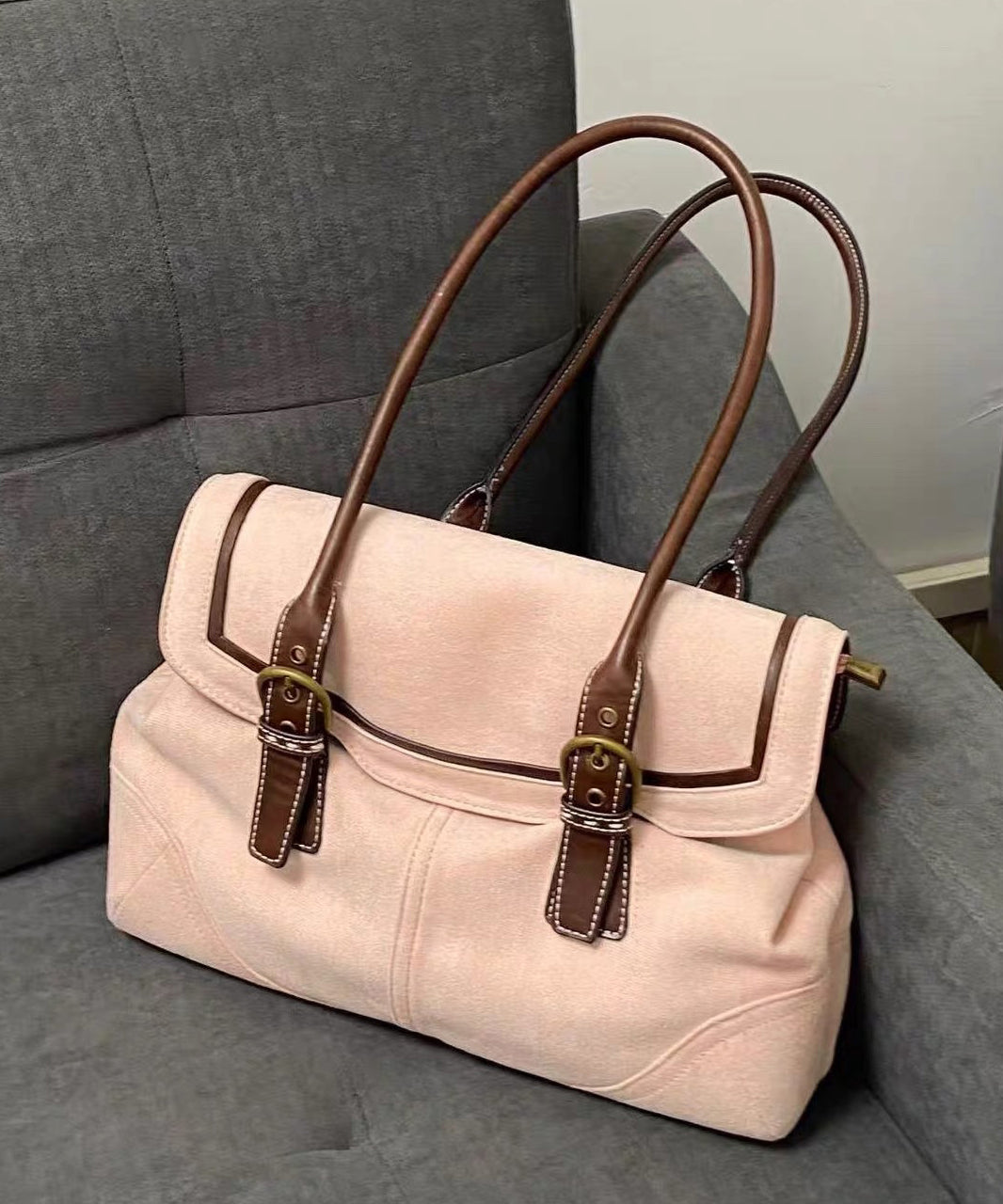 Sacs à bandoulière en similicuir rose moderne et durable - Street-Wave