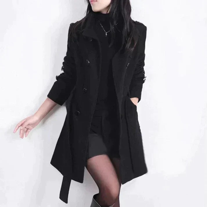 Street-Wave Belted Women's Coat Modern Tailoring Enhances Silhouette For Women Chic Comfort Everyday Wear
