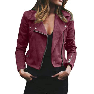 Street Wave Tailored Elegant Womens Leather Jacket For Confidence And Comfort Everyday Style