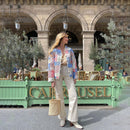 Streetwave Spring Jacket Floral Print For Women Lightweight Versatile Outerwear Stylish Comfort