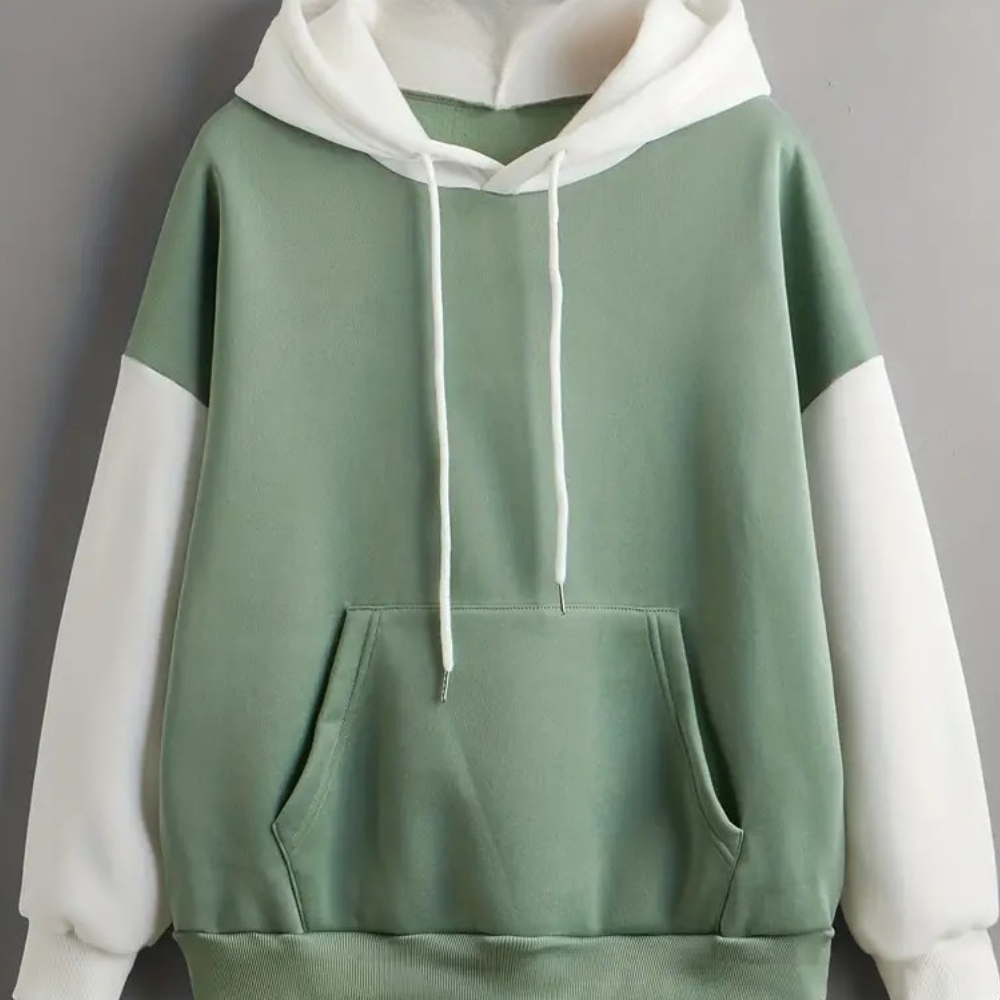Street-wave Cozy Women's Hoodie for Autumn Comfort with Relaxed Fit and Cute Cat Graphic