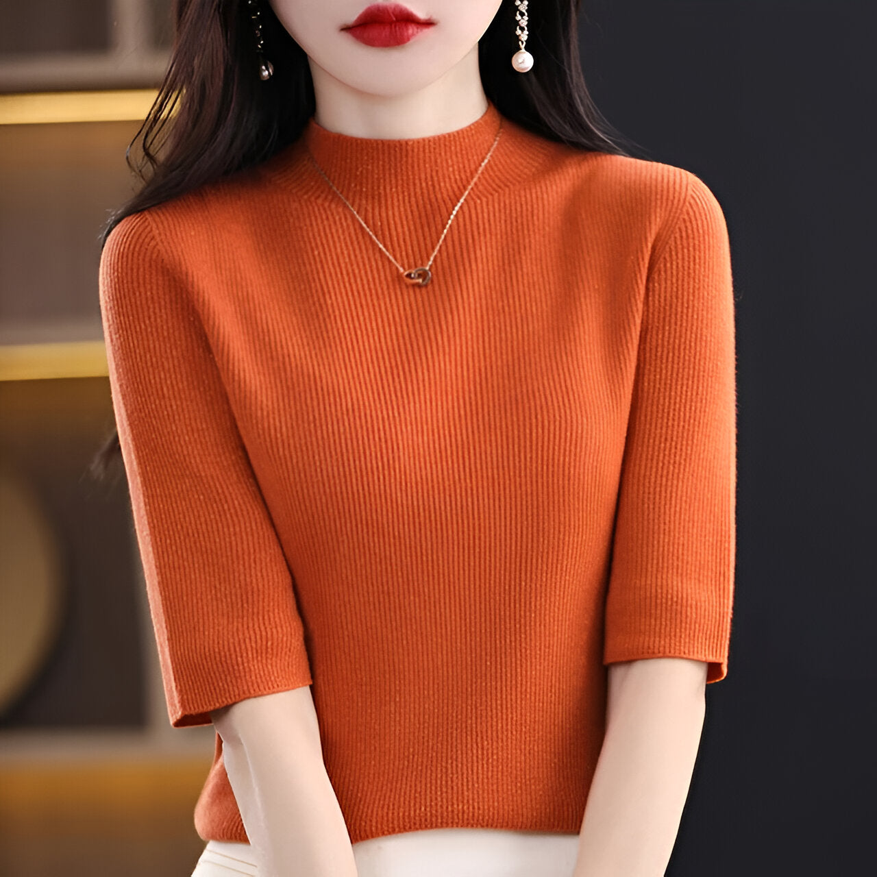 Street Wave Jara Pullover Effortless Chic Short Sleeve Knit For Women Versatile Breathable Comfort