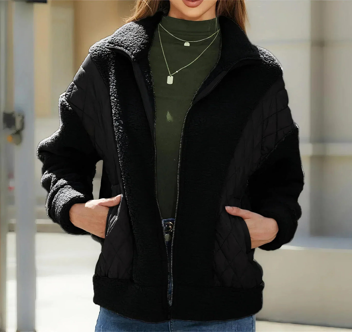 Street-wave Patchwork Waterproof Jacket For Outdoor Adventurers - Weatherproof Cozy Comfort