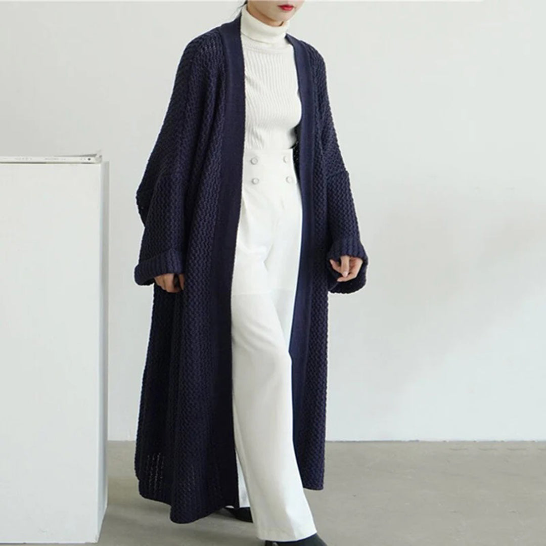 Harper Open Front Cardigan For Women Cozy Winter Layering Street Wave