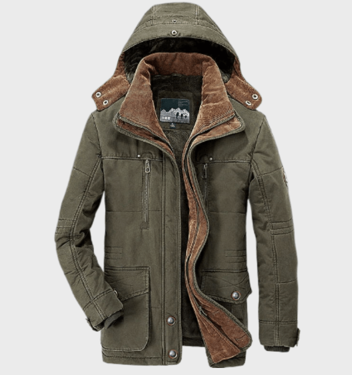 Street-Wave Parka For Men Robust And Elegant Warm Insulated Jacket For Outdoor Adventures
