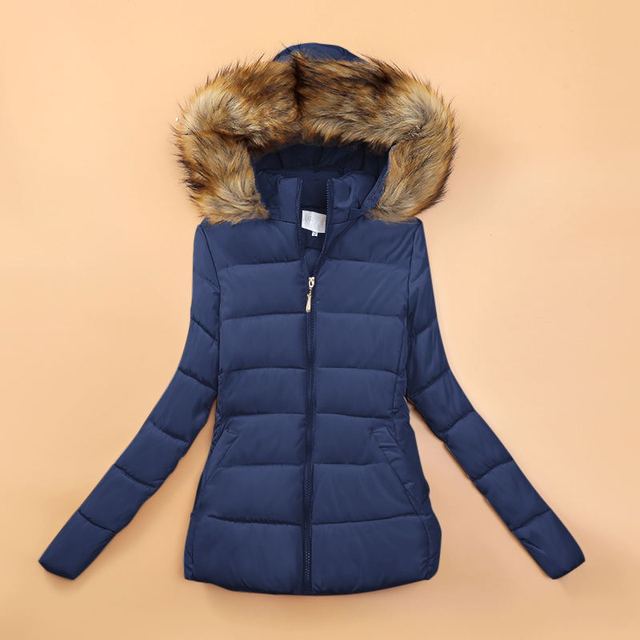 Street-wave Women's Winter Puffer Jacket With Faux Fur Collar For Warmth And Style