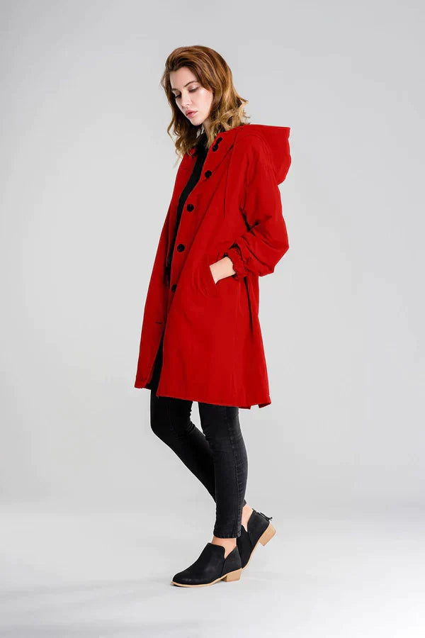 Streetwave Women Spring Rain Jacket Lightweight Water Resistant Coat For Everyday Comfort