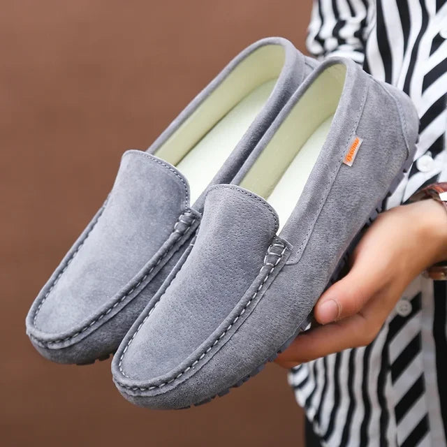 Eleganto UrbanStride Loafers For Men All Day Comfort Suede Casual Shoes Timeless Style