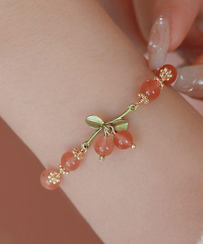 Nouveau bracelet à breloques cerises douces pour femme au début du printemps - Street-Wave