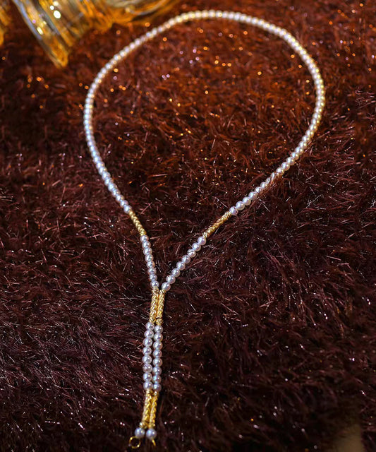 Nouveau collier de perles en alliage violet et cristal gradué - Street-Wave