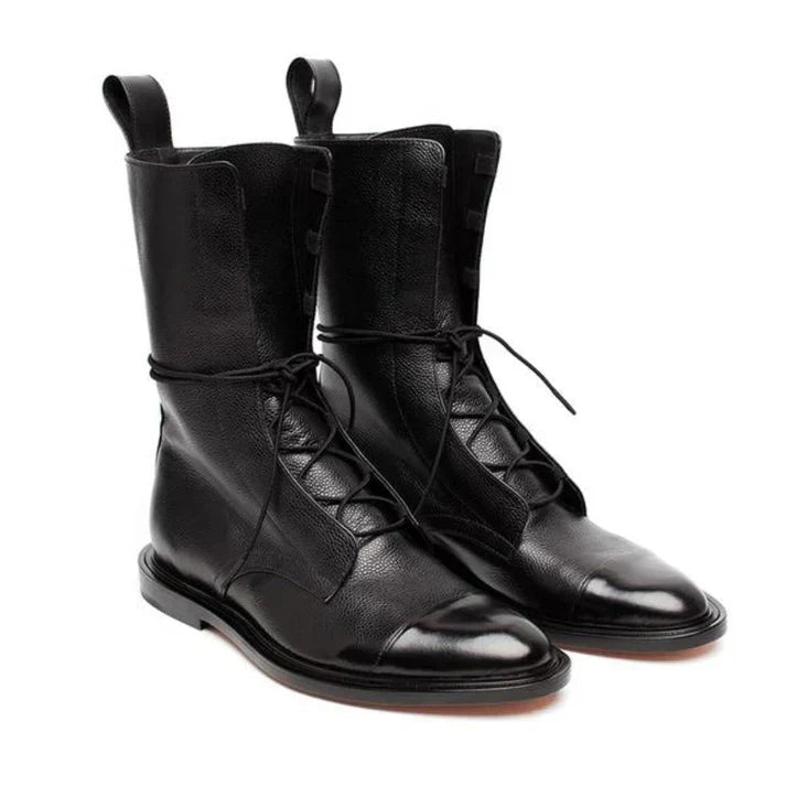 Women's Vintage-Inspired Boots with Classic Design and Sturdy Construction