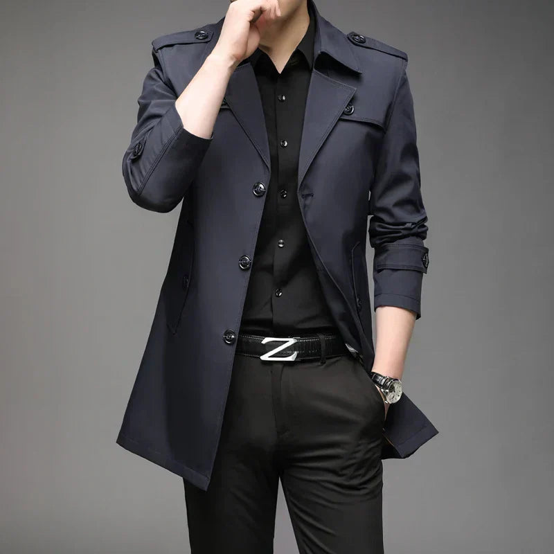 Street-wave Denim Shirt for Men - Durable Comfort, Modern Casual Style for Everyday
