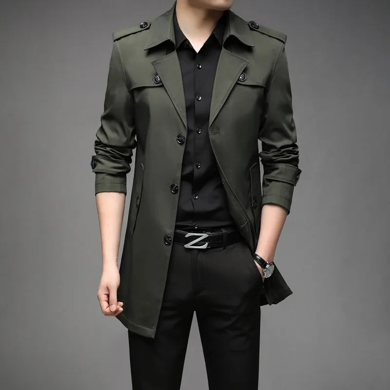 Street-wave Denim Shirt for Men - Durable Comfort, Modern Casual Style for Everyday