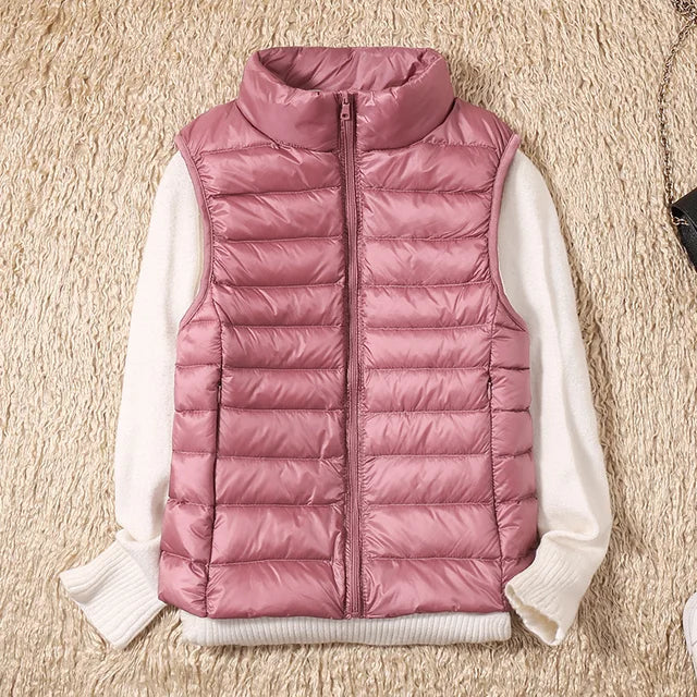Street-wave Womens Puffer Cardigan Classic Quilted Warmth Lightweight Insulation Cozy Everyday Wear