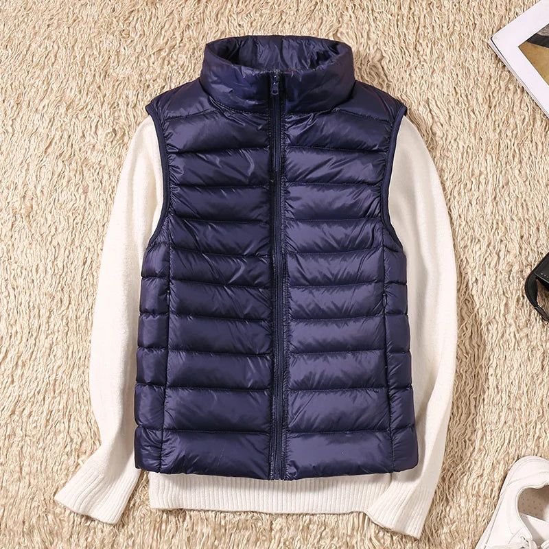Street-wave Womens Puffer Cardigan Classic Quilted Warmth Lightweight Insulation Cozy Everyday Wear