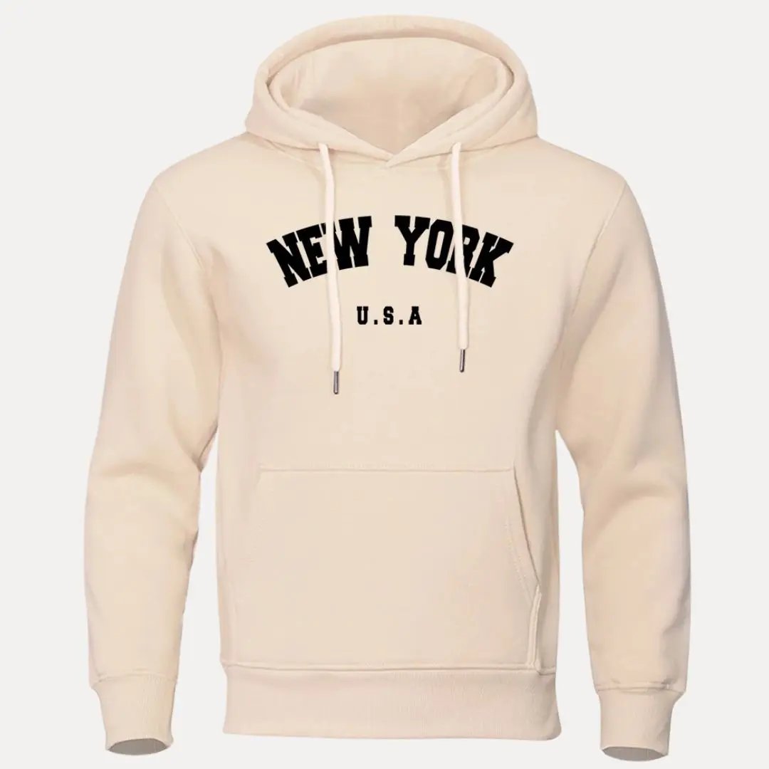New York USA Classic Hoodie Unisex Waylynn Cozy Warm Comfort
