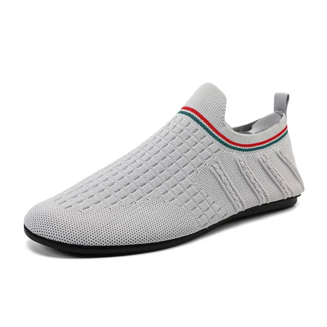 Street-Wave Nico Street Mesh Loafers No Lace Slip On Breathable Knit Upper Flexible Sole Daily Comfort