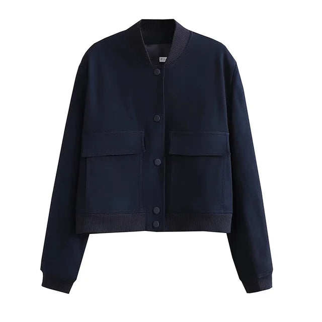 Street-Wave Women's Bomber Jacket Versatile Urban Transitional Coat For Active Women