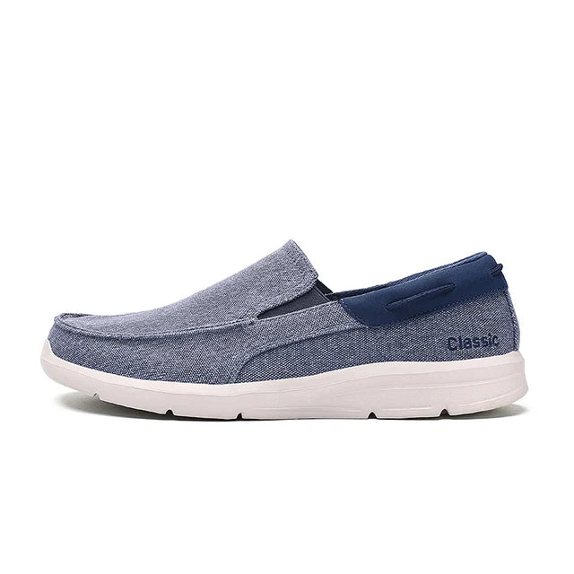 Street Wave AirWalk Lightweight Canvas SlipOn Sneakers For Men Breathable Summer Loafers