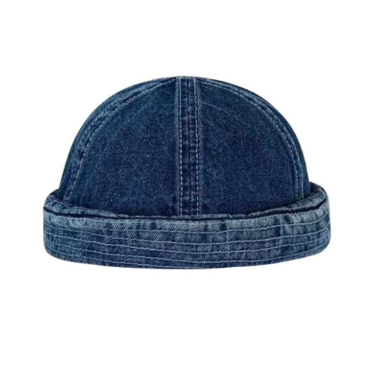 Raw Indigo Docker Cap - Street-Wave