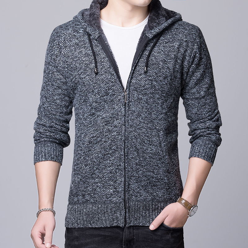 Street Wave Men's Cozy Zip Hoodie With Fleece Lined Interior For All Day Comfort