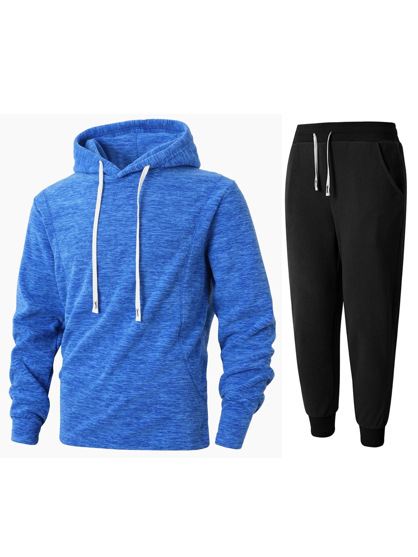 Street Wave Womens Cozy Fleece Hoodie And Jogger Set For All Day Comfort And Lounge