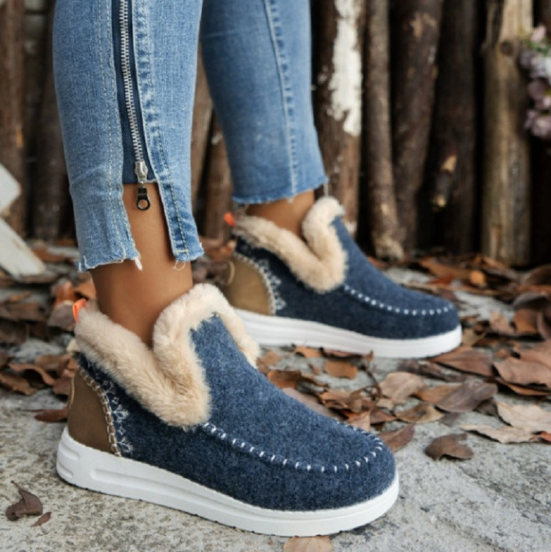 Streetwave Women Cozy Fleece Slippers With Warm Plush Lining And Non Slip Sole For Home Use